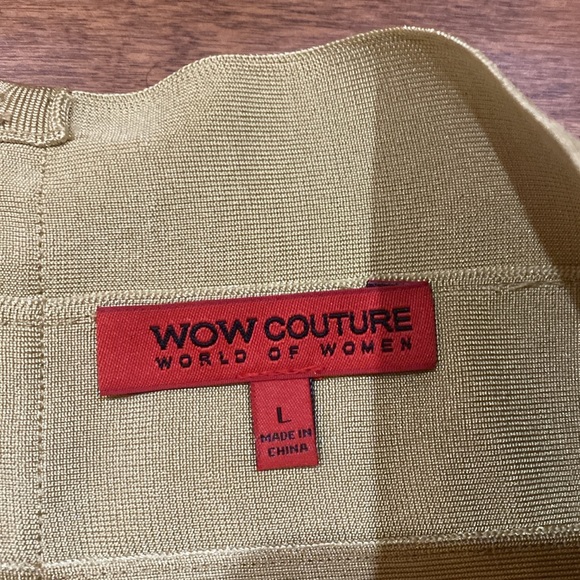 NWT Green Tea Wow Couture High waist Zip up Bandage Pencil Skirt - Picture 3 of 5